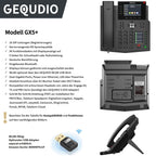 IP Telefon VoIP SIP GX5+ mit 2x Farbdisplay und Freisprechfunktion für FritzBox und Telekom