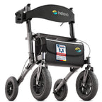 Faltbarer Outdoor Rollator mit Luftbereifung für den Außenbereich als Gehhilfe und Mobilitätshilfe