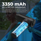 Massagepistole OrthoGun 3.0 mit App, 7 Aufsätzen und Koffer, 160W Motor, 5 Intensitäten, 360 Minuten Laufzeit