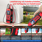 NF8301 Kabelsuchgerät und Leitungssucher mit Digitalmultimeter 8 Stufen für Wand Sicherung Bewässerungskabel