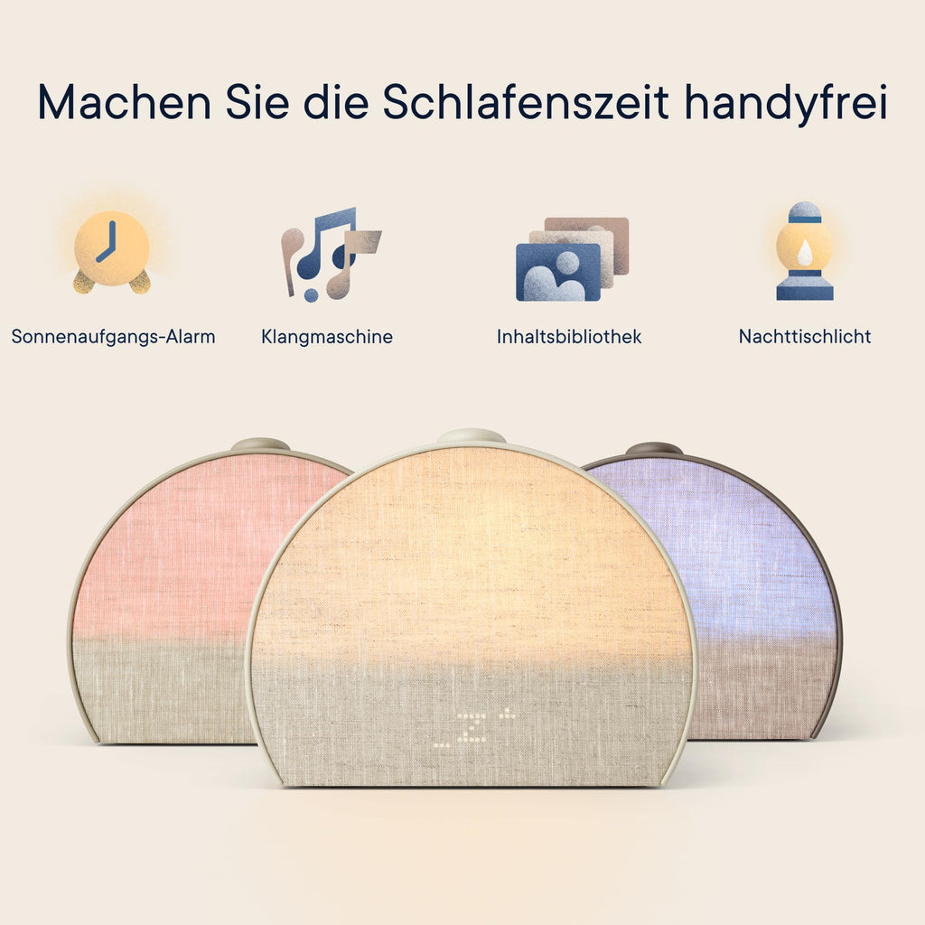 Restore 3 Sonnenaufgangswecker und Soundmaschine mit smartem Licht für natürliches Erwachen und Einschlafhilfe
