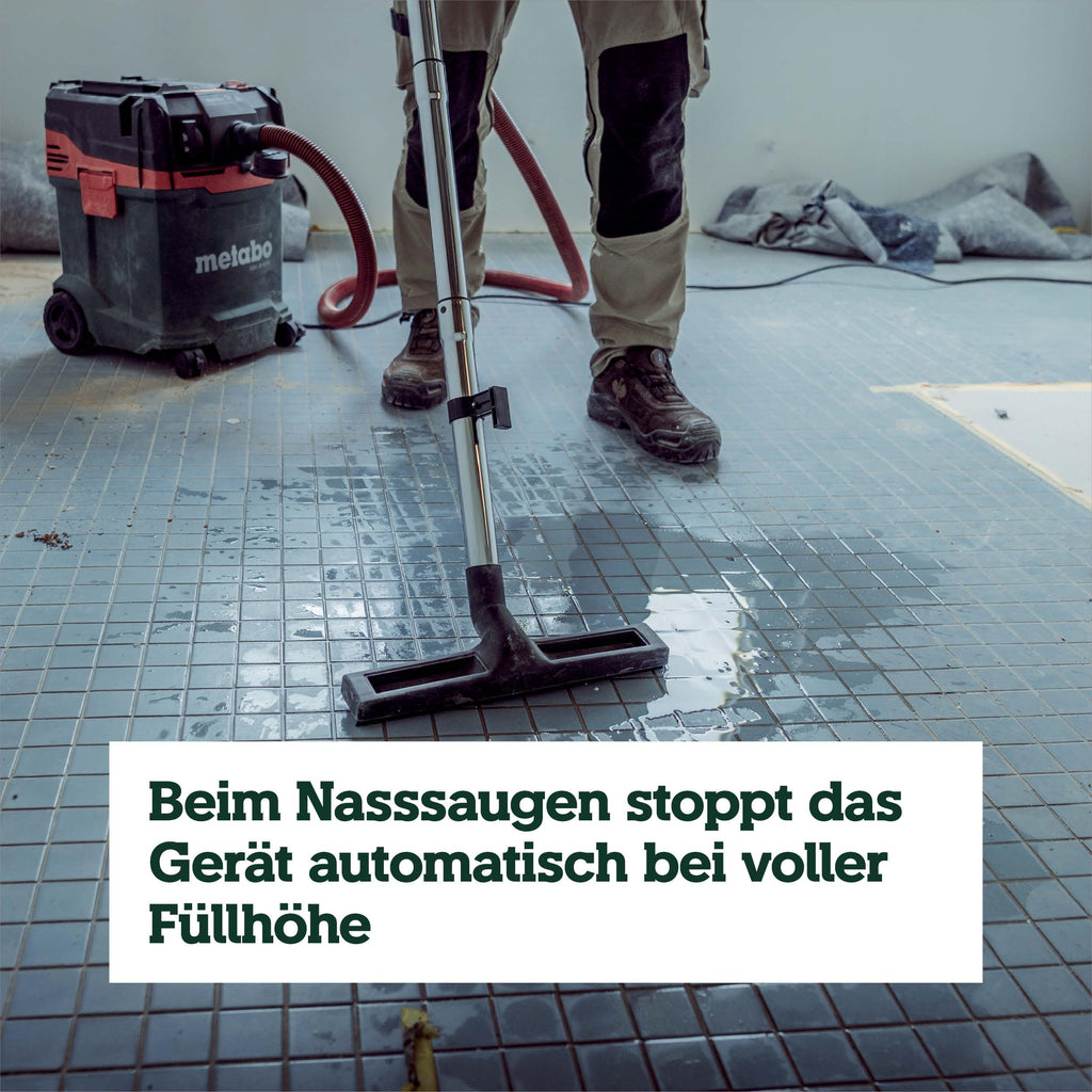 Allessauger ASA 30 M PC Kompakter Nass und Trockensauger mit 1200 W für Werkstatt Auto und Haushalt