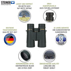 Jagd-Fernglas Observer 10x42 - leichtes Dachkantdesign, kompakt, robust, 10-Fach Zoom