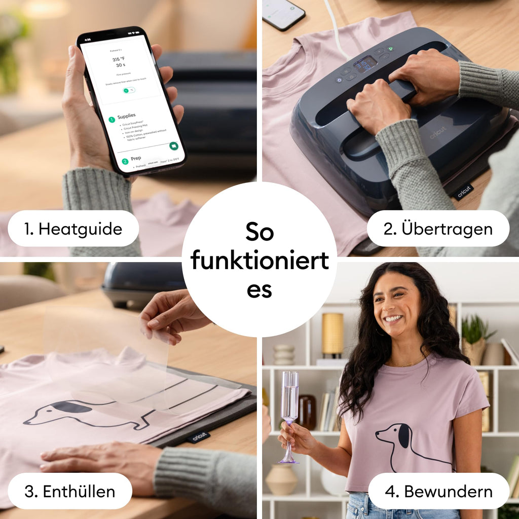 EasyPress 2 SE 30.5 x 25.3 cm Heißpresse für T Shirts Kissen Tragetaschen und mehr in Himbeere