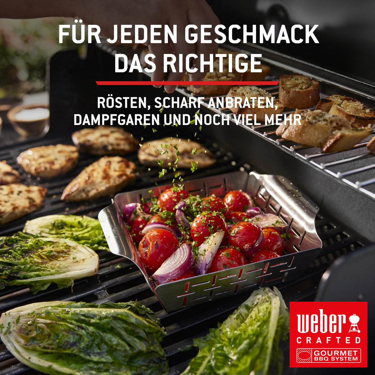 Gasgrill Spirit E410 für Garten, Terrasse und Balkon, mit 4 Brennern, großer Grillfläche und Deckelthermometer