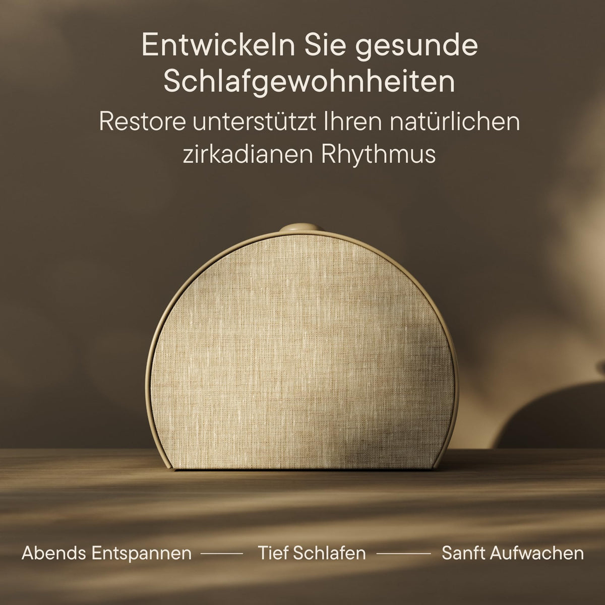 Restore 3 Sonnenaufgangswecker und Soundmaschine mit smartem Licht für natürliches Erwachen und Einschlafhilfe