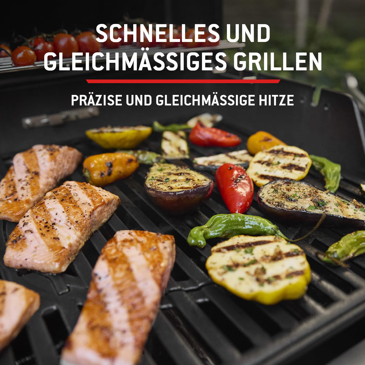 Gasgrill Spirit E410 für Garten, Terrasse und Balkon, mit 4 Brennern, großer Grillfläche und Deckelthermometer