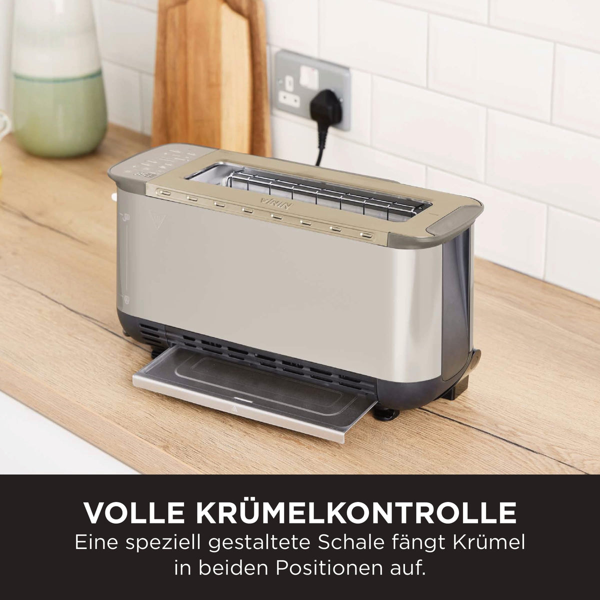 3 in 1 Toaster Elektrogrill mit Deckel Multifunktionsgerät zum Toasten und Grillen ST202EUSTGD