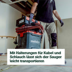 Allessauger ASA 30 M PC Kompakter Nass und Trockensauger mit 1200 W für Werkstatt Auto und Haushalt