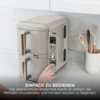 Multifunktionale Double Stack XL Heißluftfritteuse mit 6 Funktionen in Steingold SL451EUSD