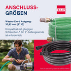 Hauswasserwerk Edelstahl 4350 l/h 5 bar Pumpe zur Druckerhöhung und Bewässerung sowie Wasserversorgung