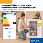 GS512040E Gefrierschrank Tiefkühlschrank 91 Liter Nutzinhalt klein in Weiß Energieeffizienzklasse E