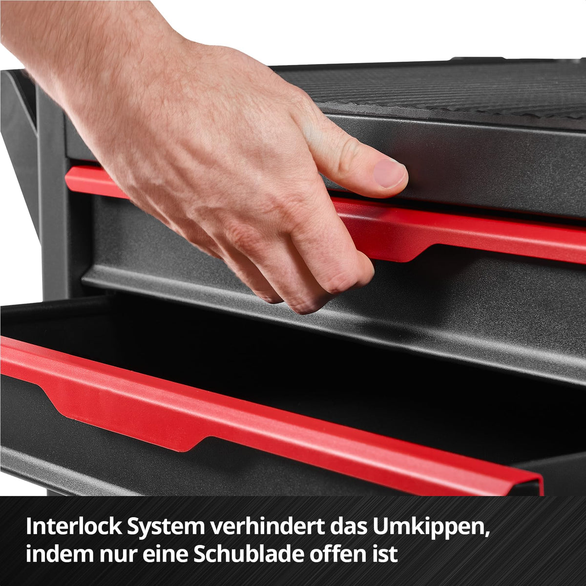 Werkstattwagen unbestückt ohne Werkzeug stabiler rollbarer Werkstattwagen für Werkstatt und Garage
