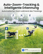 4K Ultra HD WiFi 6 PTZ Überwachungskamera für Außenbereich mit WLAN Auto Tracking und Zoom