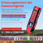 NF8301 Kabelsuchgerät und Leitungssucher mit Digitalmultimeter 8 Stufen für Wand Sicherung Bewässerungskabel