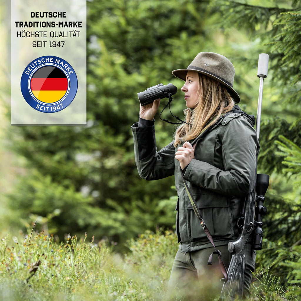 Jagd-Fernglas Observer 10x42 - leichtes Dachkantdesign, kompakt, robust, 10-Fach Zoom
