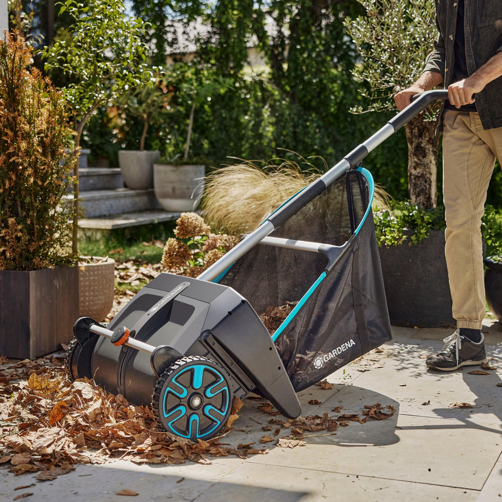 Effektiver Laub- und Rasensammler für Rasen und Terrasse einfacher Bürstenwechsel ergonomisch geformt 3566-20