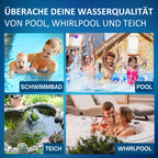 Poolphotometer 2.0 Special Ed., Bluetooth/WLAN, 140 Testtab., Chlor, pH, Phenol Red, Alkalinity M, Cyanursäure
