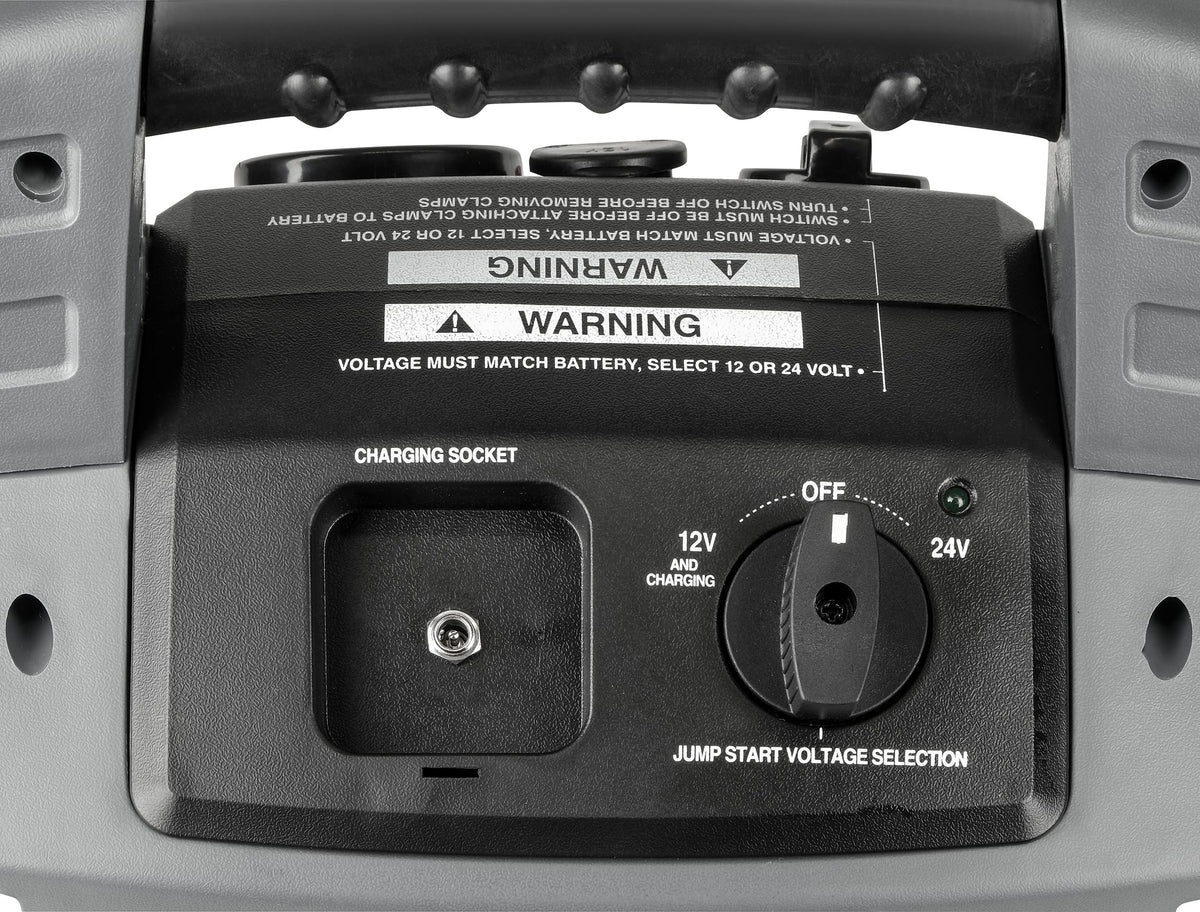 Power Pack 16524 Starthilfe 900A 12/24V Lithium-Ionen Startgerät für Fahrzeugbatterie Grau