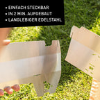 Grill Gas kleiner faltbarer Camping Gasgrill für Gaskartuschen tragbar und ideal für Outdoor und Reisen