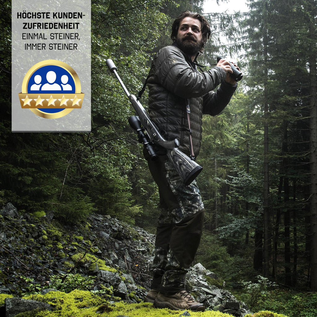 Jagd-Fernglas Observer 10x42 - leichtes Dachkantdesign, kompakt, robust, 10-Fach Zoom