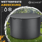 Feuerschale mit Grillrost Ø65cm kaltveredelter Stahl 0,6mm mobil für Holz und Kohle inkl. Feuerhaken