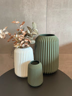 Vase Opal wasserfest 3 Größen Schnitt- & Trockenblumen 3D Druck