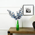 Stained Glass Lavender Home Decoration, Blue-Purple Handcrafted Vase Insert