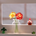 Mundgeblasene Glaspfingstrose, Frühlingsblume, 6,35–7,62 cm