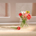 Handgeblasene Frühlingsblumen aus Glas, Blumengeschenke zum Geburtstag
