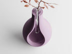 Moderne 3D-gedruckte Vase mit schwebendem Glaseinsatz –  15 cm oder 11 cm, PLA