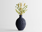 3D-gedruckte Vase, Blattmuster, PLA-Material, luftdicht, erhältlich in 3 Größen