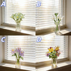 Mundgeblasene Glas Blue Iris Blume Handwerker Wohndekor