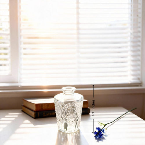 Geburtsmonat Blumengeschenk, mundgeblasener Geburtsblumenstrauß, Frühlingsblumendekor aus Glas