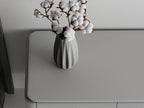 Lineare 3D-gedruckte Vase aus PLA, versiegelt, 5 Größen, für frische Blumen