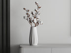 Lineare 3D-gedruckte Vase aus PLA, versiegelt, 5 Größen, für frische Blumen