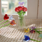 mundgeblasener Glasstrauß