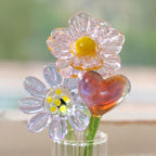 mundgeblasener Glasstrauß