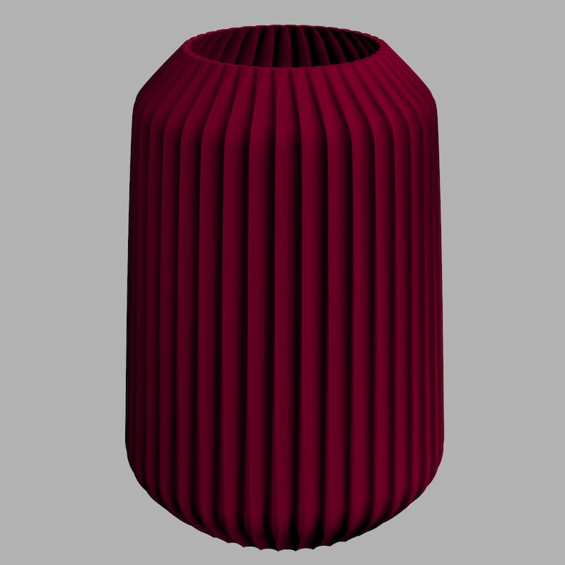 Vase Opal wasserfest 3 Größen Schnitt- & Trockenblumen 3D Druck