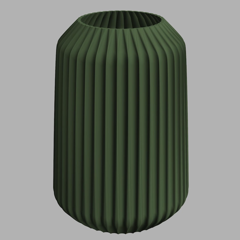 Vase Opal wasserfest 3 Größen Schnitt- & Trockenblumen 3D Druck