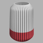 Vase Opal wasserfest 3 Größen Schnitt- & Trockenblumen 3D Druck