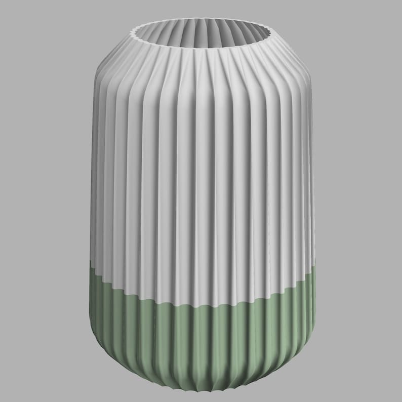 Vase Opal wasserfest 3 Größen Schnitt- & Trockenblumen 3D Druck