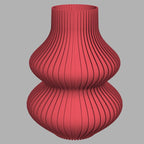 3D-gedruckte Vasen, wasserdicht – erhältlich in 3 Größen und mehreren Farben.