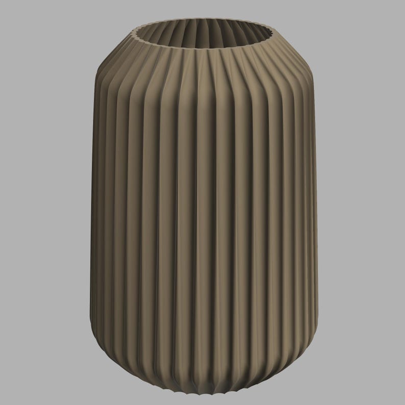 Vase Opal wasserfest 3 Größen Schnitt- & Trockenblumen 3D Druck