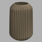 Vase Opal wasserfest 3 Größen Schnitt- & Trockenblumen 3D Druck