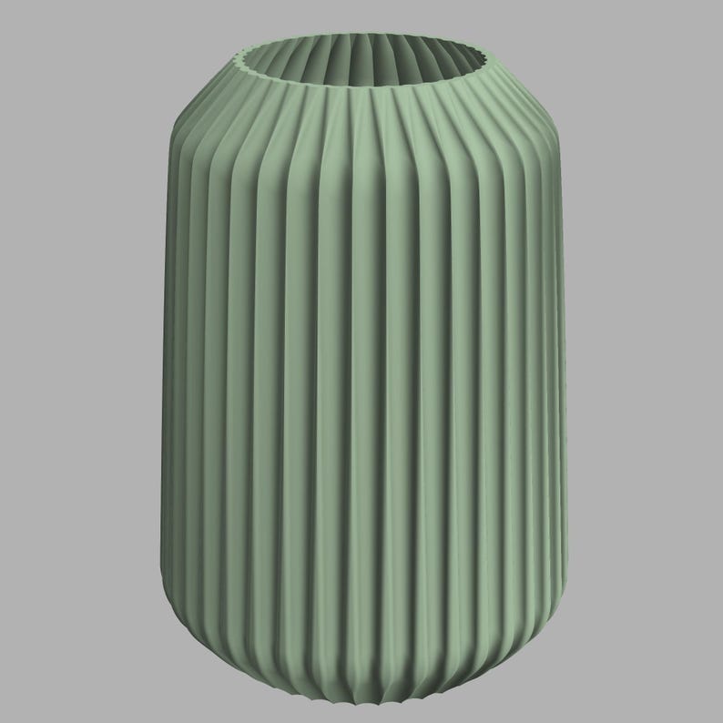 Vase Opal wasserfest 3 Größen Schnitt- & Trockenblumen 3D Druck