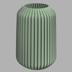 Vase Opal wasserfest 3 Größen Schnitt- & Trockenblumen 3D Druck