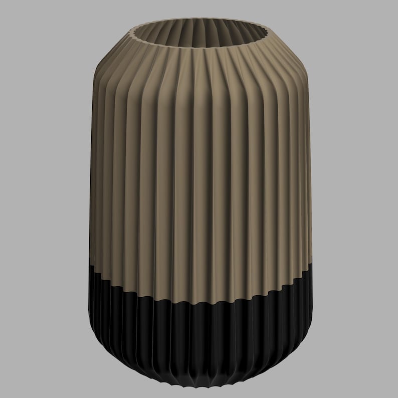 Vase Opal wasserfest 3 Größen Schnitt- & Trockenblumen 3D Druck