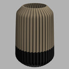 Vase Opal wasserfest 3 Größen Schnitt- & Trockenblumen 3D Druck