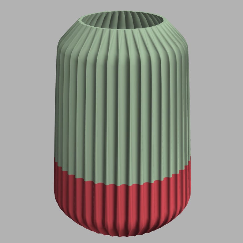 Vase Opal wasserfest 3 Größen Schnitt- & Trockenblumen 3D Druck